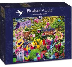 BLUEBIRD Puzzle Dobrodošli na našem vrtu 1000 kosov