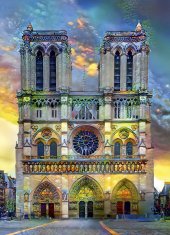 BLUEBIRD Puzzle Katedrala Notre-Dame, Pariz 1000 kosov