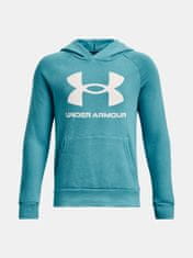 Under Armour Pulover UA RIVAL FLEECE HOODIE-BLU YMD