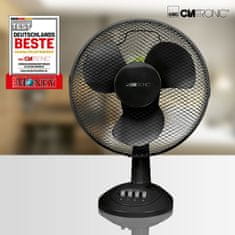 Clatronic VL 3602 BK namizni ventilator črne barve