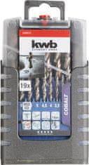 KWB Cobalt set svedrov za kovino, 1-10 mm, 19/1 (49248920)