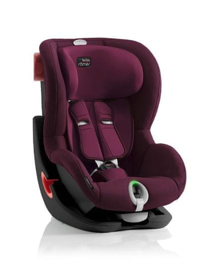 Britax Römer King II LS Black Series avtosedež, skupina 1, Burgundy Red