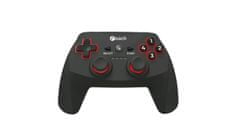 C-Tech Gamepad Khort za PC/PS3/Android, 2x analogni, X-vhod, vibracije, brezžični, USB