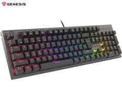 Genesis Thor 303 gaming tipkovnica, mehanska, RGB, črna - odprta embalaža