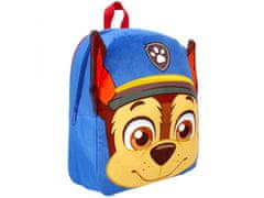 Paw Patrol Tačka na patrulji Chase Plišast otroški nahrbtnik z ušesi modri 28x20x10 cm 