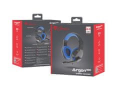 Genesis Gaming stereo slušalke Argon 100, črno-modre, 1x jack 4-pin