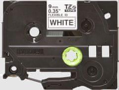 TZE-FX221, belo/črno, 9 mm, z upogljivim trakom