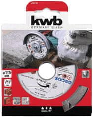 KWB segmentna diamantna plošča, 115 mm, Silver-Line (49796170)