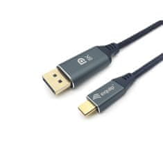 Equip kabel USB-C na DisplayPort Premium, M/M, 1m, 8K/60Hz